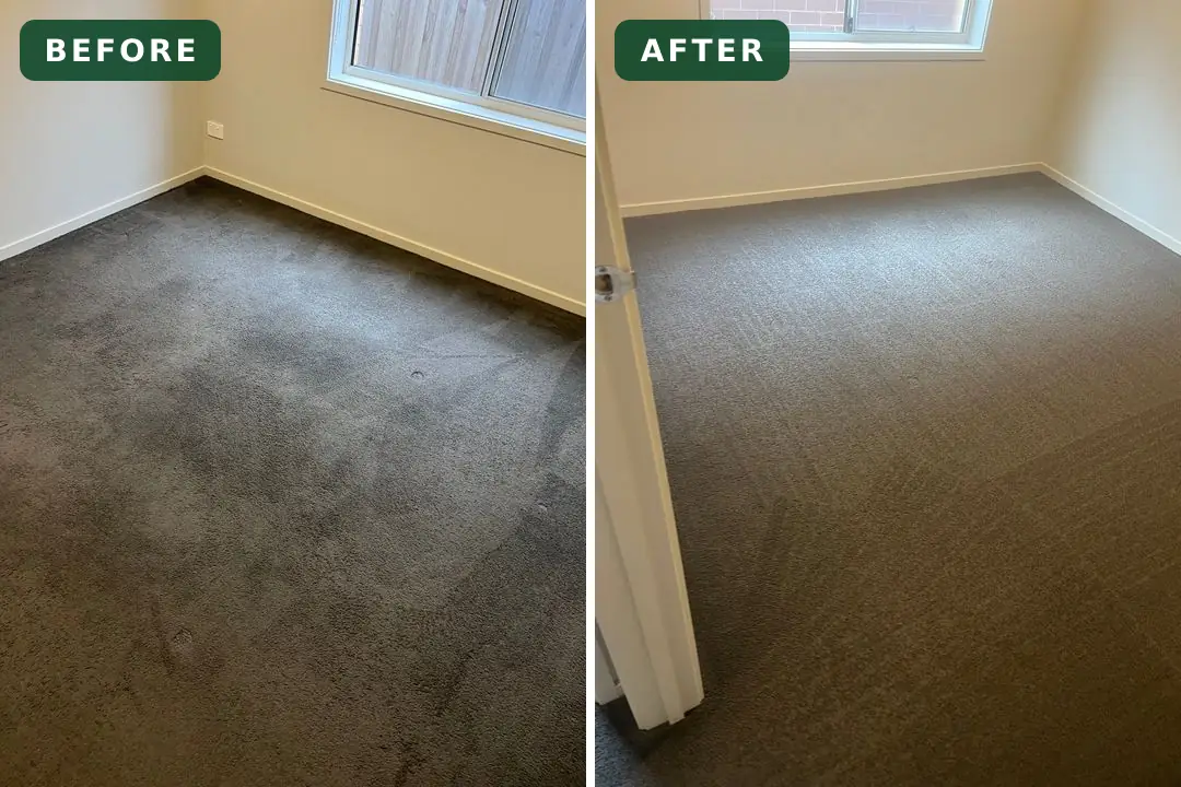 Carpet before and after steam cleaning in Mount Duneed